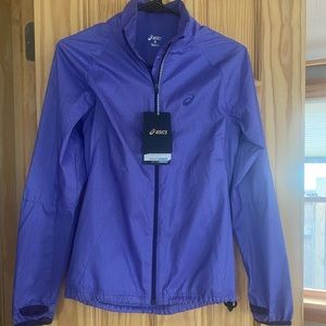 ASICS Wind Jacket - Violet Purple Water Drop (Running or Cycling)